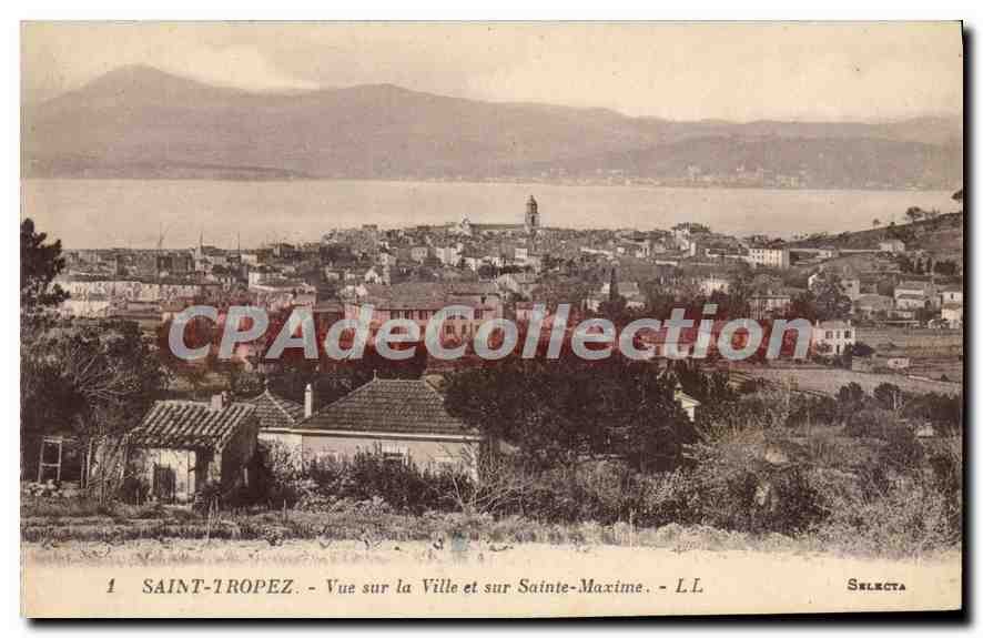 Saint-Tropez - Vue sur la Ville et sur Sainte-Maxime - Selecta