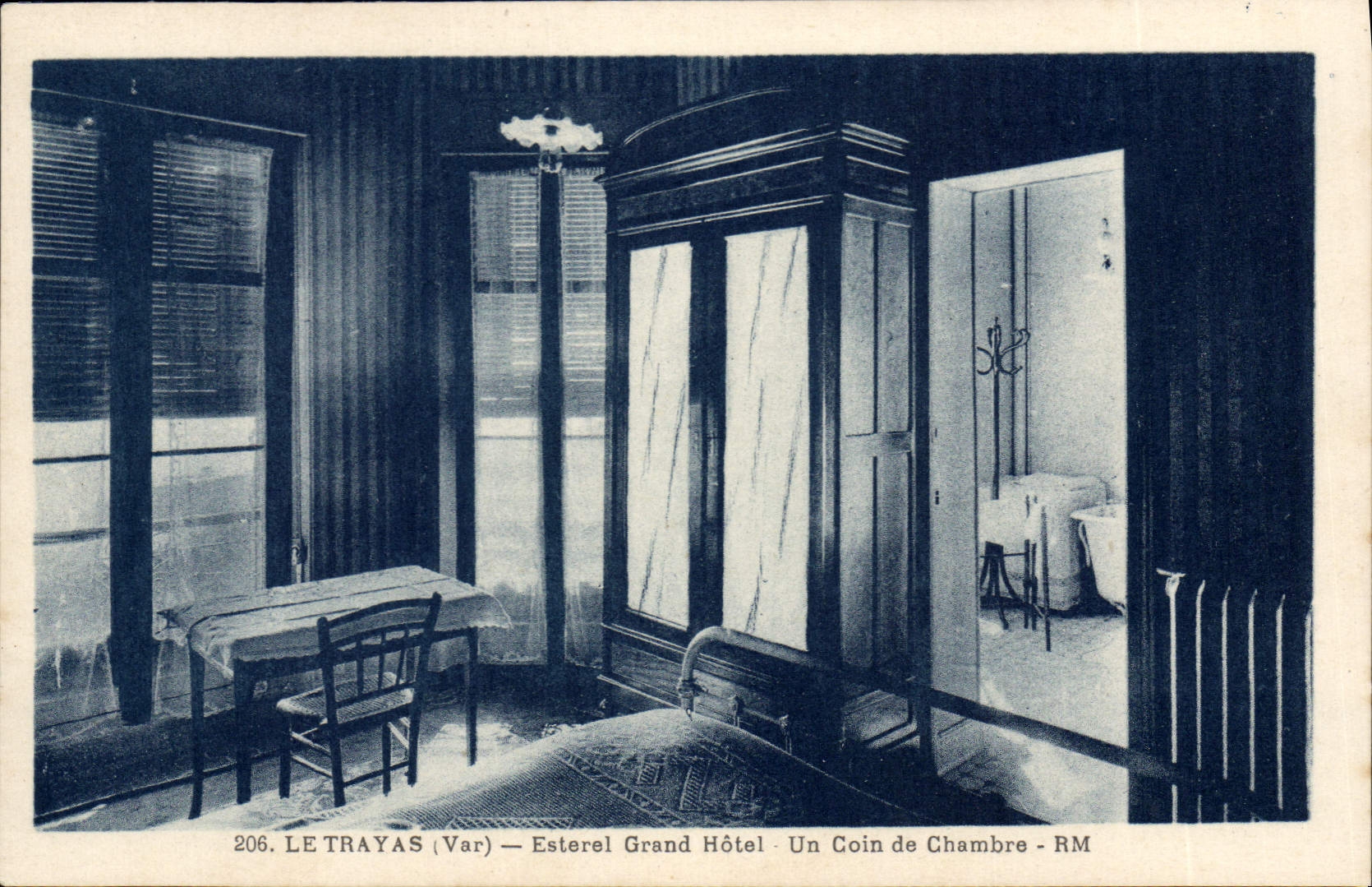 Le Trayas (Var) — Esterel Grand Hôtel — A Corner of a Room — RM