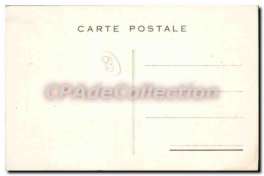 CPA Le Luc Var Salle des Seances de l'hotel de ville  — Rückseite