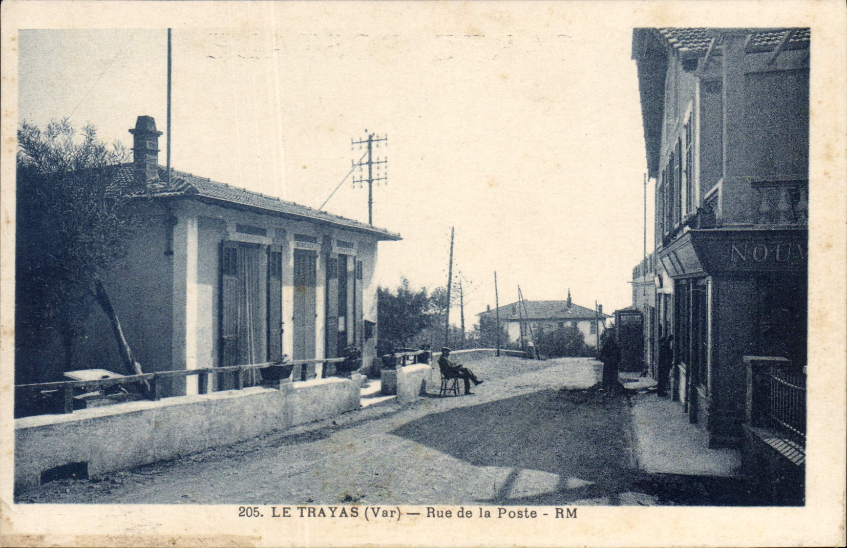Le Trayas (Var) — Rue de la Poste — RM — n°205