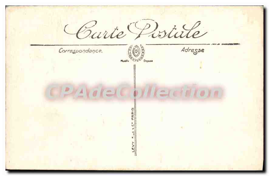 Tamaris-Manteau — Le Pont et le Château Michel-Pacha — LL — Verso