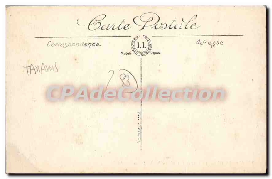 Mantheau — Le Port et le Château Michel Pacha — LL — Verso