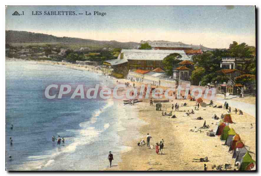 Les Sablettes — La Plage — Cie des Arts Photomécaniques, Paris