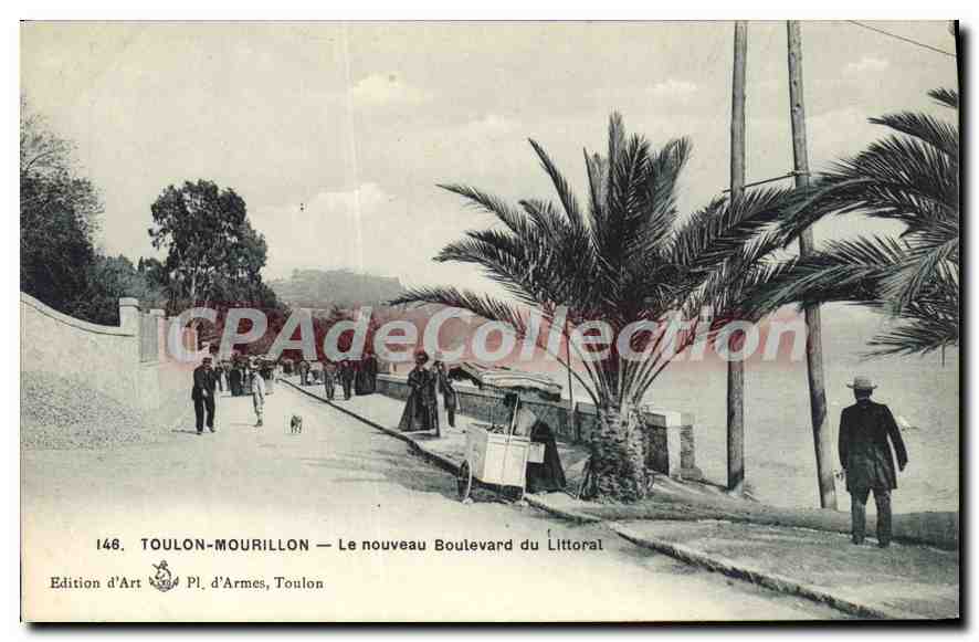 Toulon-Mourillon — Le nouveau Boulevard du Littoral — Edition d'Art Pl. d'Armes, Toulon