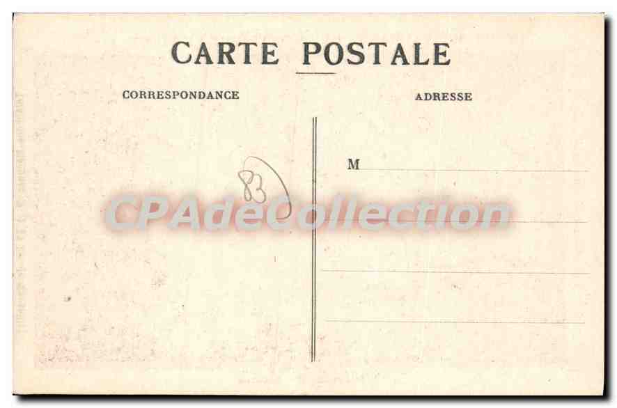 Hôtel-Restaurant de Montrieux-le-Vieux (Var) — Emplacement des Jeux — éditeur non visible — Verso