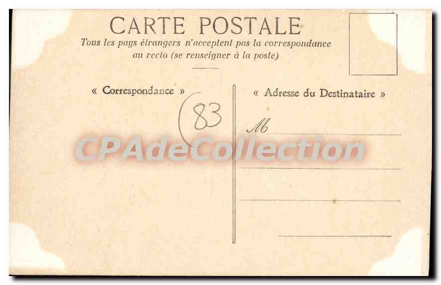 Toulon — La Rade et l'Escadre — Collection A. Couhurier — Achterkant