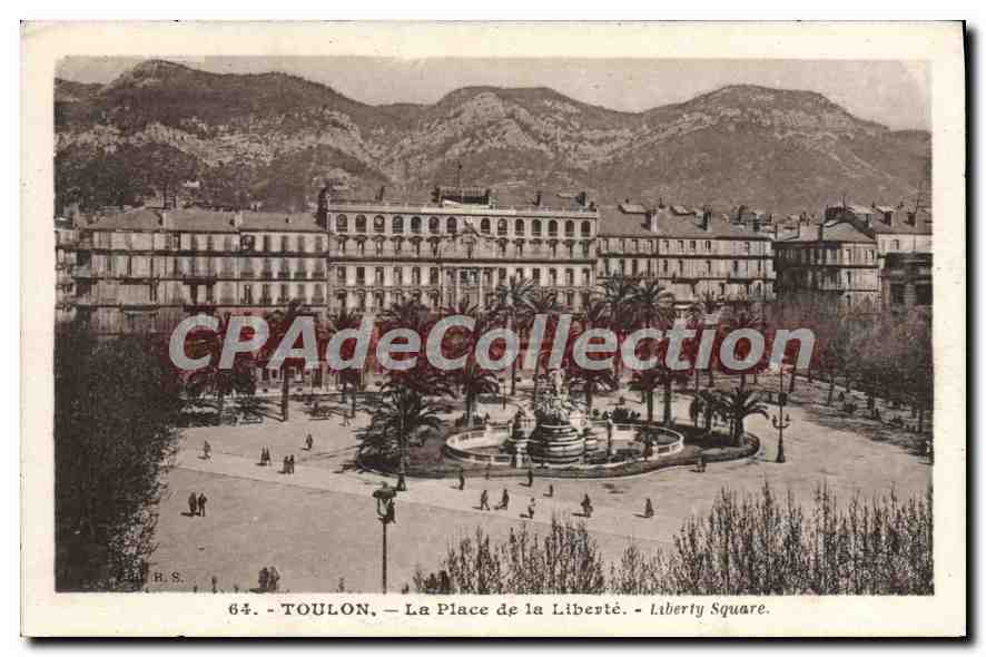 Toulon — La Place de la Liberté — Liberty Square — H.S. — n°64