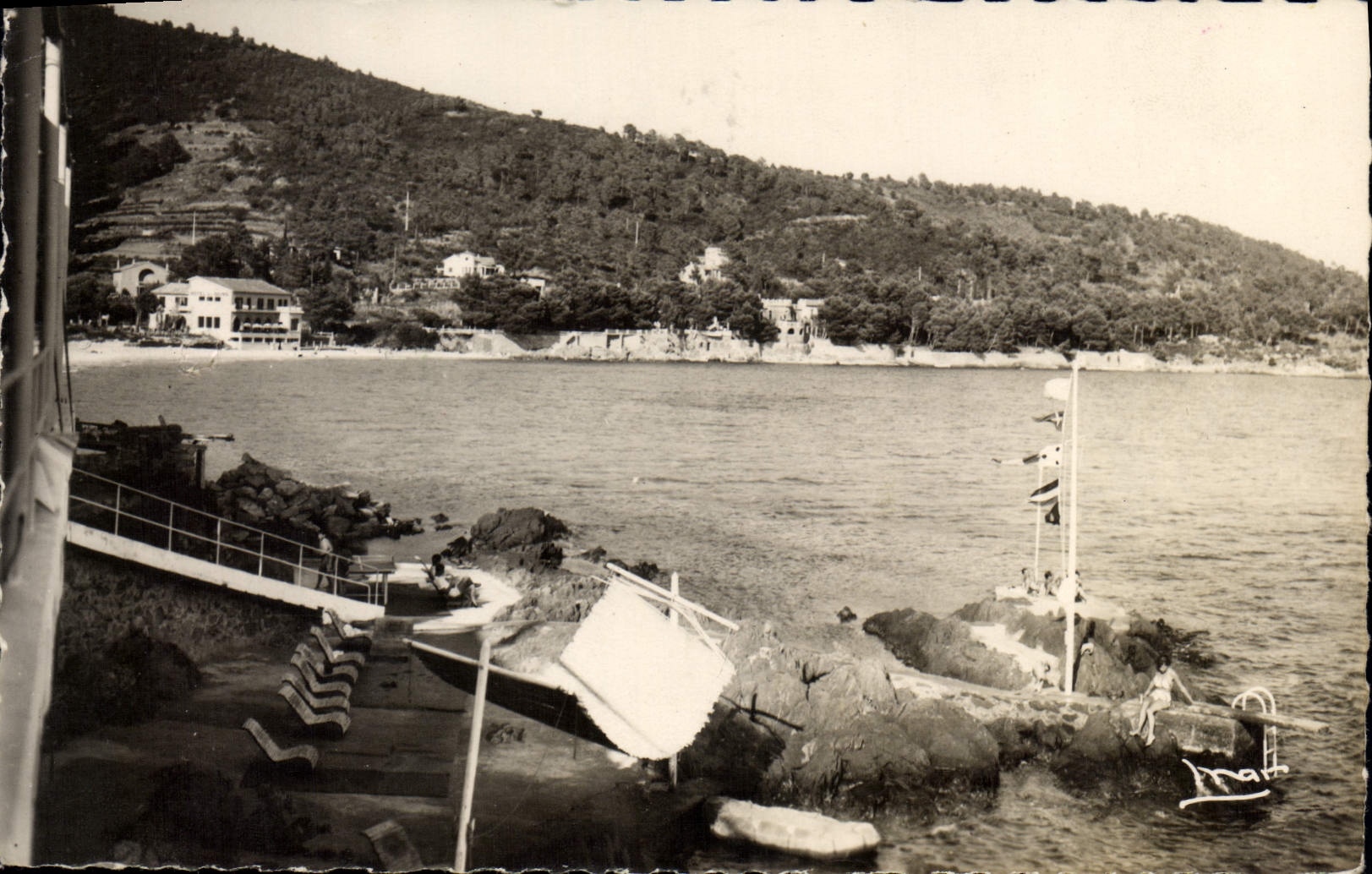 Vue de la plage d'Aiguebelle — Env. du Lavandou (Var) — Éditions Mar