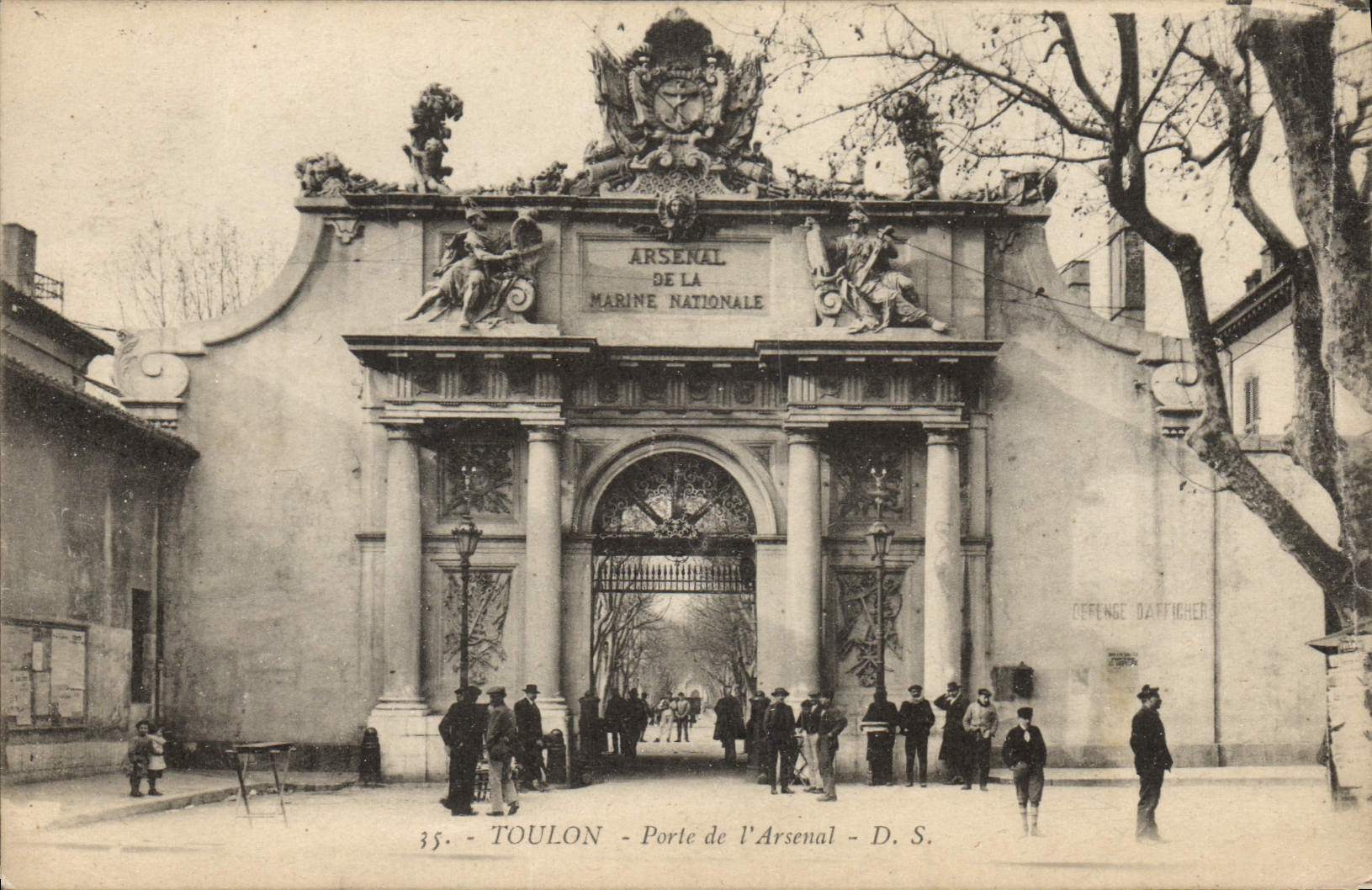Toulon - Porte de l'Arsenal - Arsenal de la Marine Nationale — D.S.