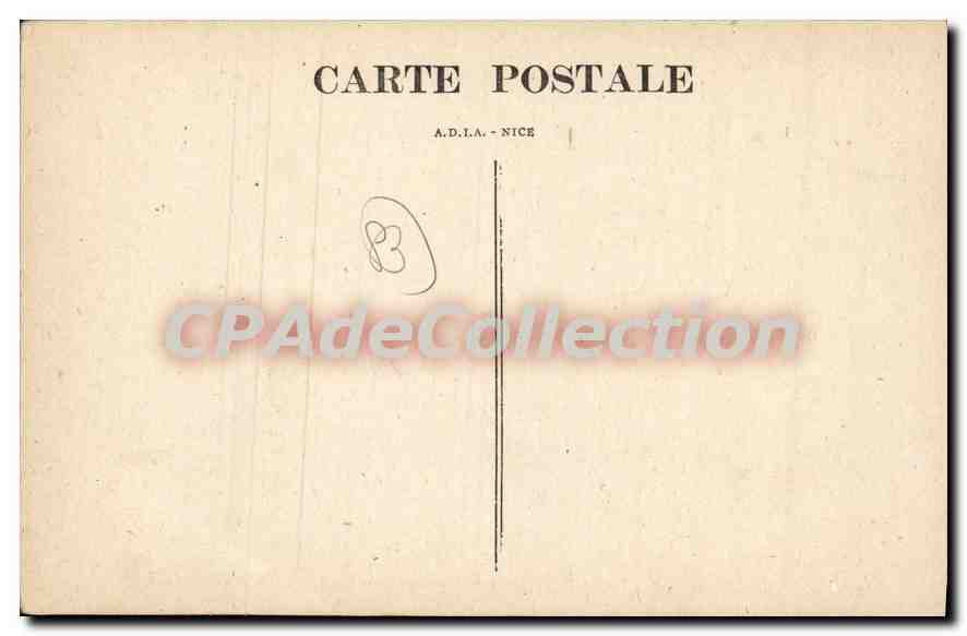 CPA Cote des Maures Le Rayol Var Les grands escaliers de la terrasse du Patek  — Rückseite