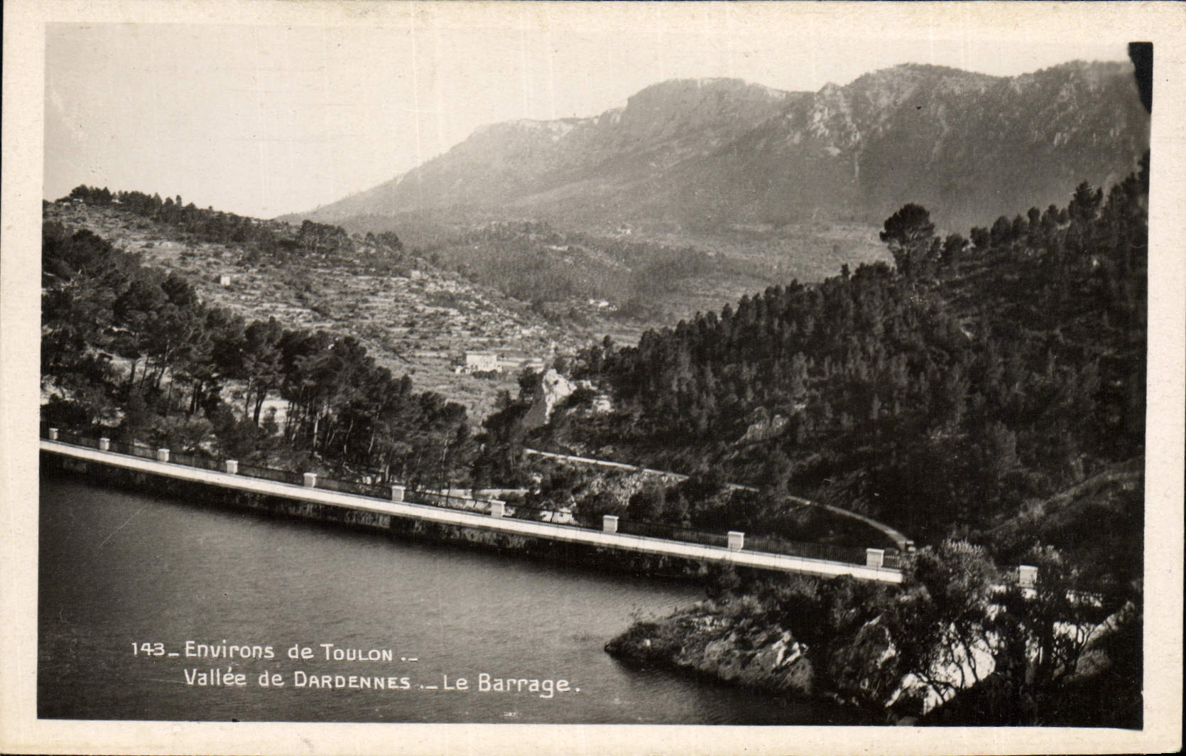 Environs de Toulon — Vallée de Dardennes — Le Barrage