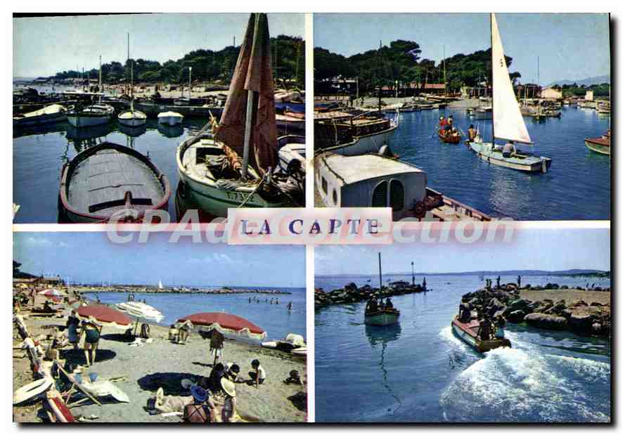 CPSM La Cote d'Azur French La Carte Var 