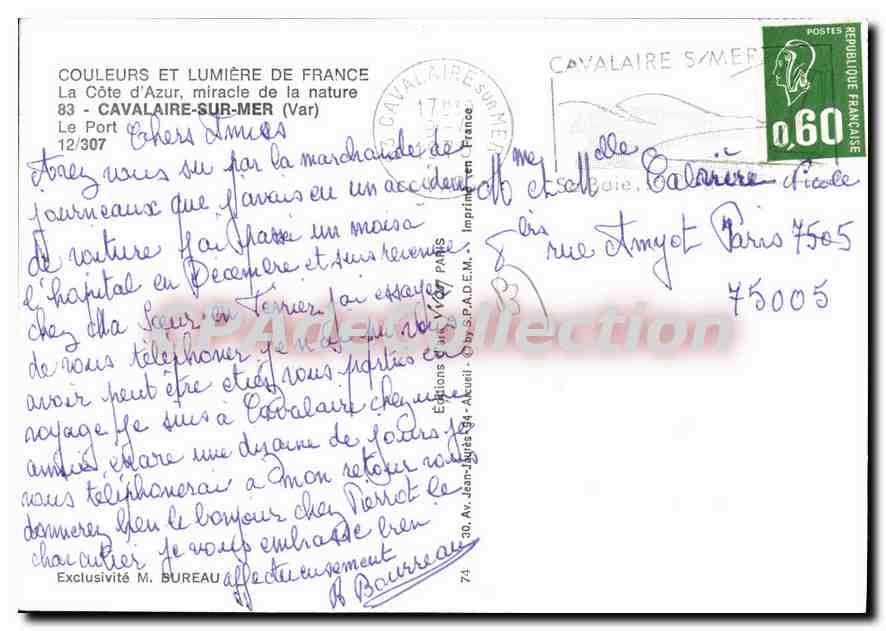CPSM Couleurs et Lumiere de France La Cote d'Azur miracle de la nature Cavalaire sur Mer Var Le Port — Reverso