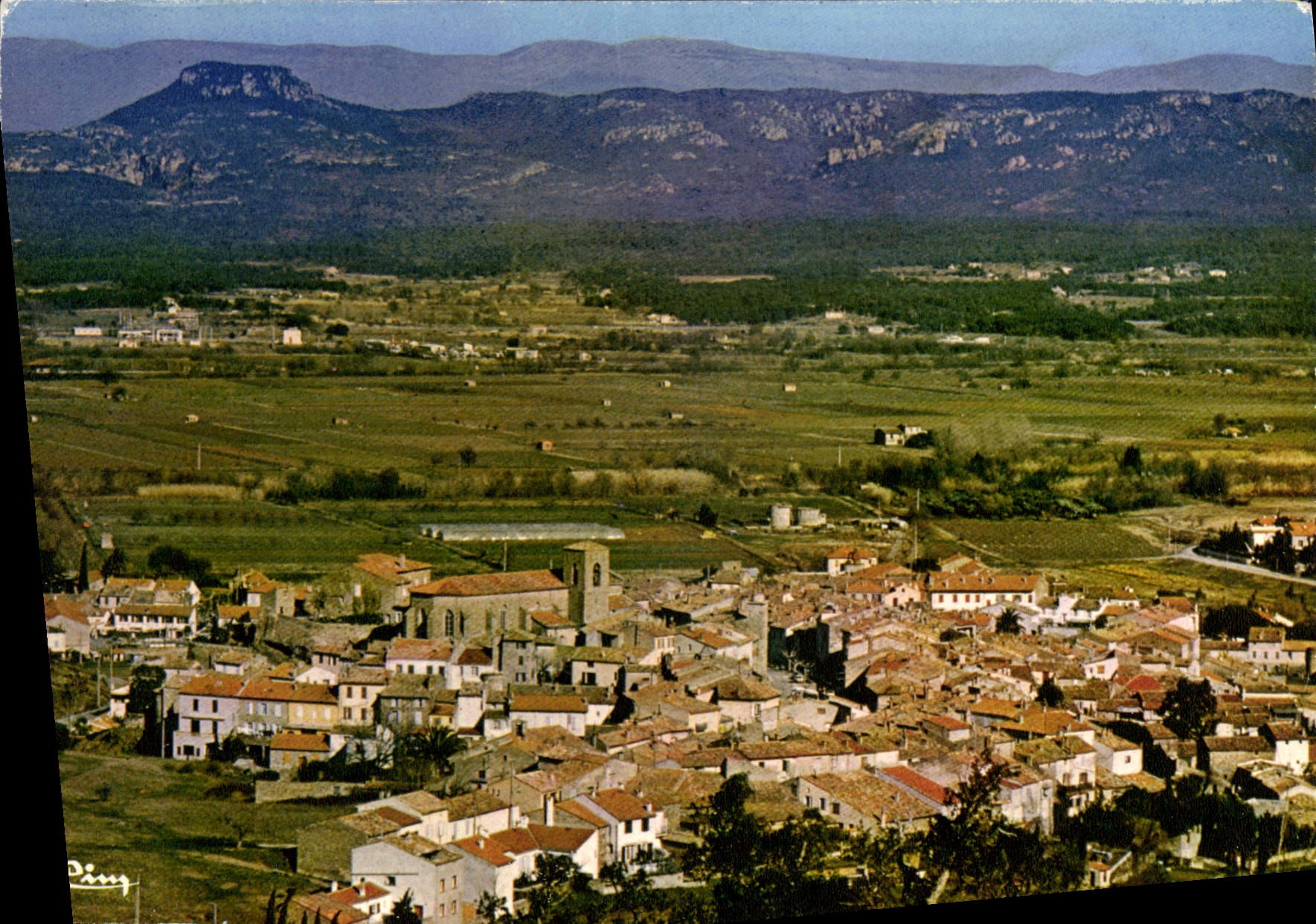 CPSM Roquebrune sur Argens Var Vue generale Au premier plan Saint Eloi 