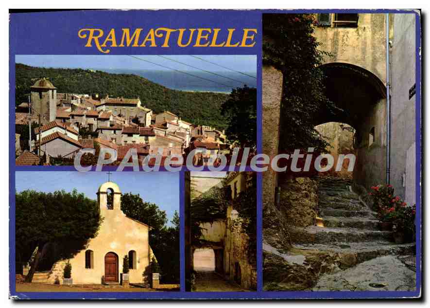 CPSM Cote D'Azur France Ramatuelle Var Vieux Village des Maures 