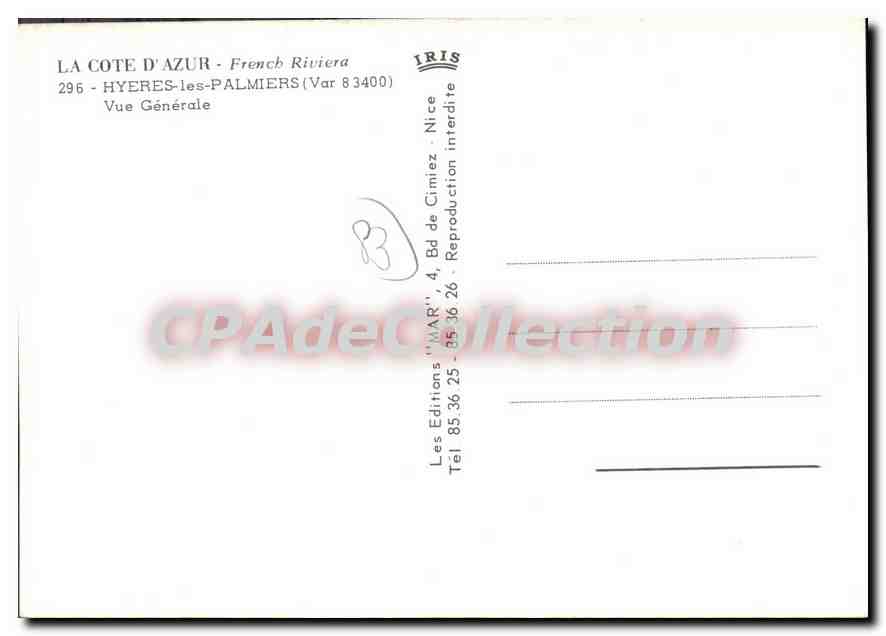 Hyères-les-Palmiers — vue générale — IRIS — Reverso