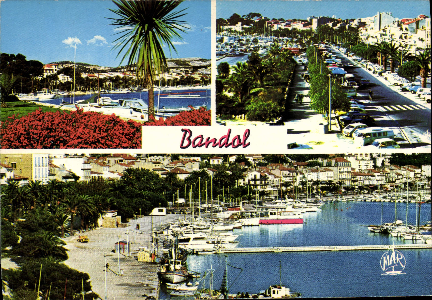 Bandol — Vue générale du port et du quai — Les Éditions MAR
