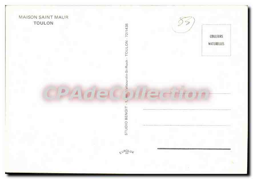 Maison Saint Maur — Toulon — Studio Benoit — Reverso