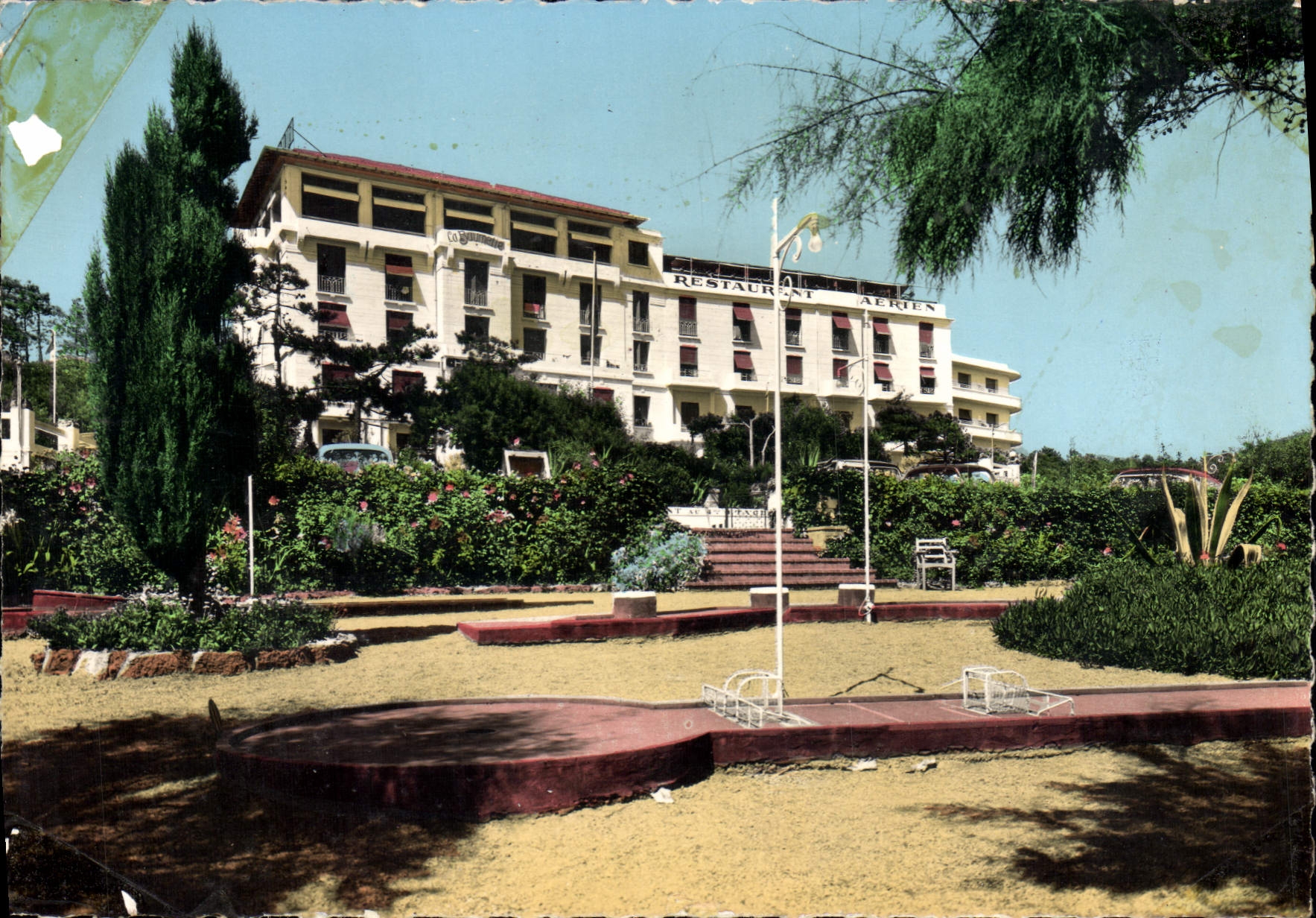 Grand Hôtel de la Baumette — Ansicht vom Miniatur-Golfplatz — Éditions S.E.P.T. - 35, Ba Garbellin - NICE