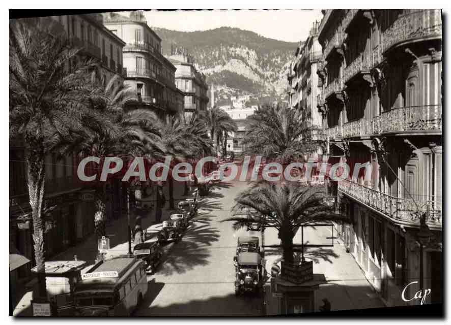 Vue de la rue du Cap à Toulon — éditeur REAL-PHOTO C.A.P. STRASBOURG - Anverso