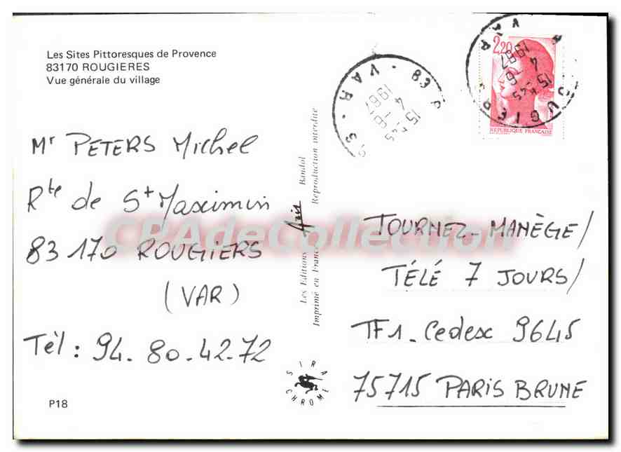 Rougieres — Vue générale du village — Les Éditions Interlire — Reverso