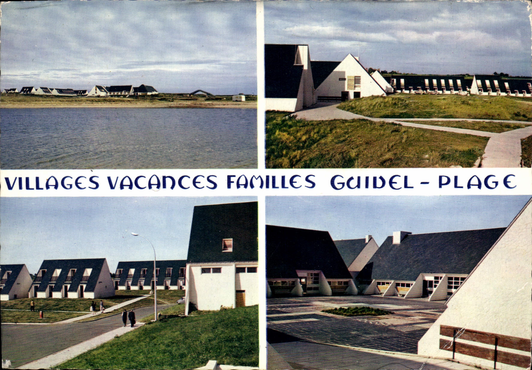 CPSM Villages Cacances familles Guidel Morbihan 