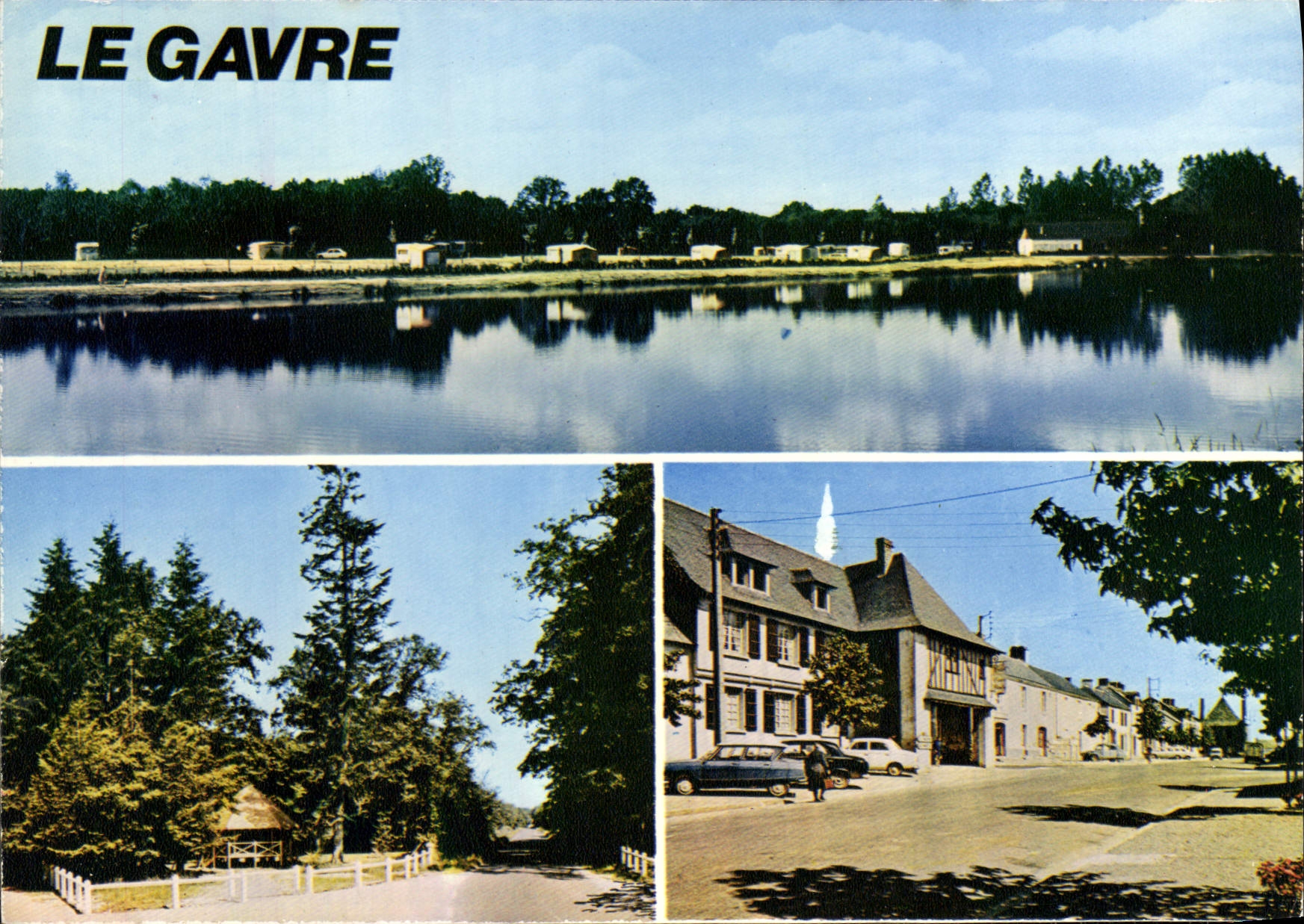 CPSM Le Gavre L Atl Camping de la Foret 