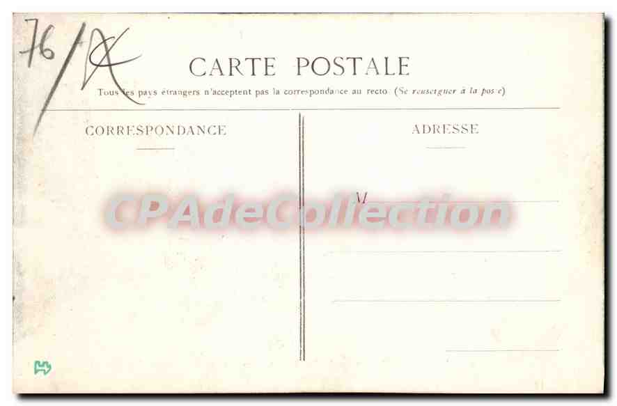 CPA Vue sur Sotteville les Rouen et Faubourg St Sever collection de la compagnie des Tramway de Bons — Rückseite