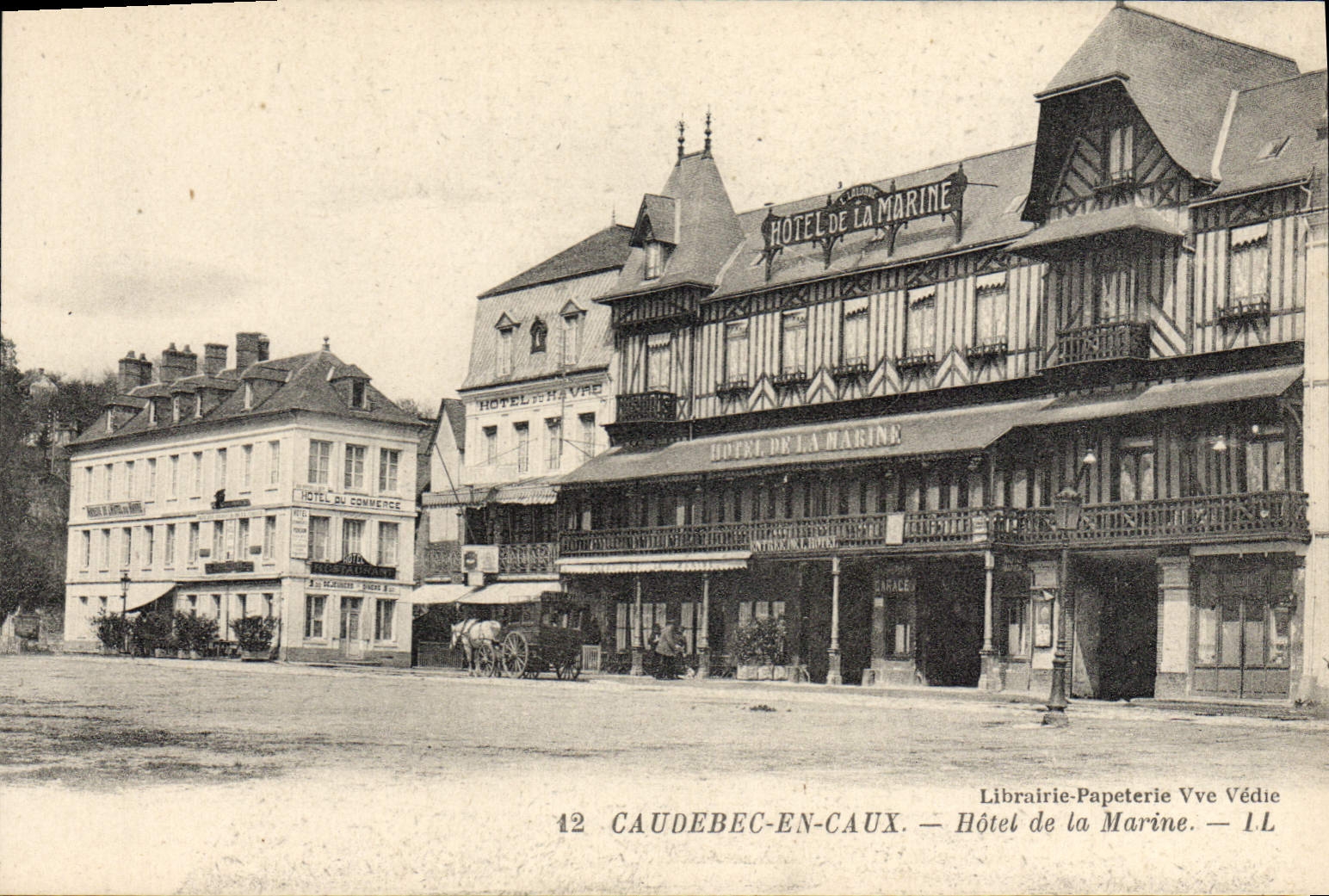 Hôtel de la Marine — Caudebec-en-Caux — Librairie-Papeterie Vve Védie
