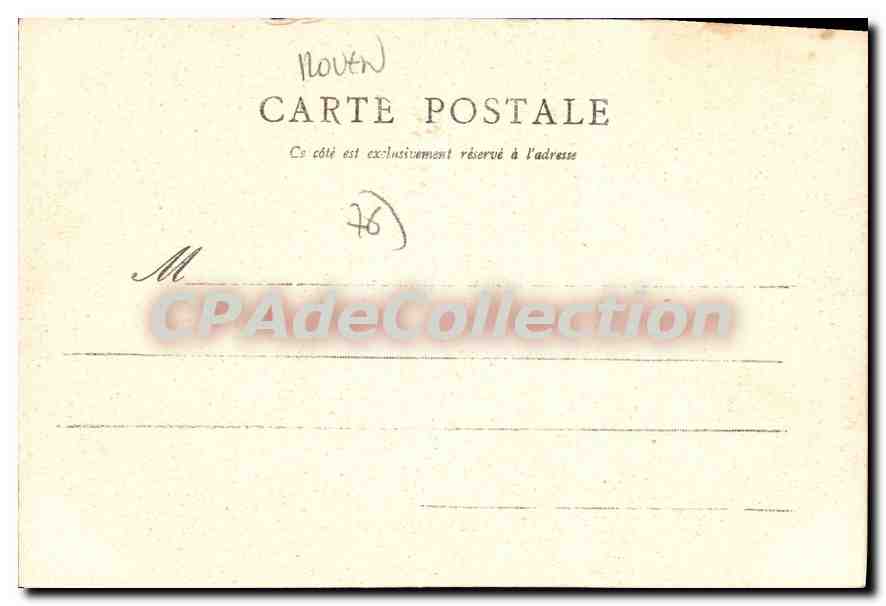 CPA Rouen  — Verso