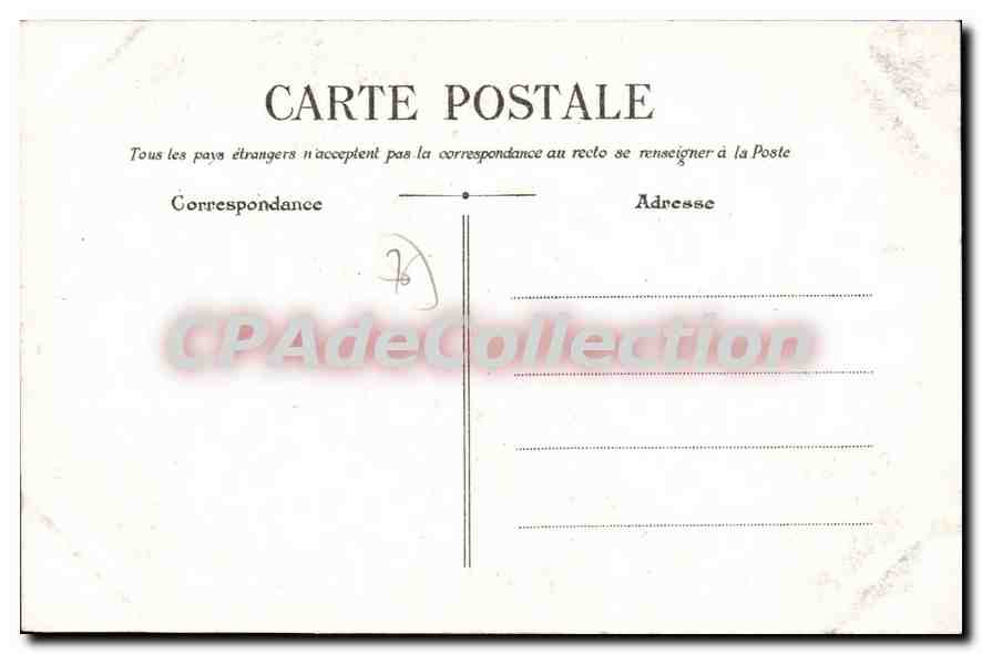 CPA Le Havre palais de justice et boulevard de Strasbourg  — Verso