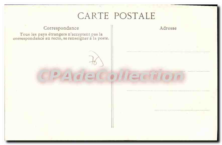 CPA Le Havre Bassin du commerce  — Rückseite