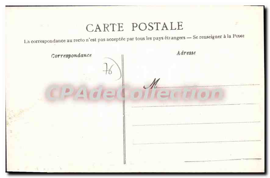 CPA Le Havre la nouvelle digue nord  — Rückseite