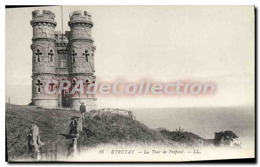 CPA Etretat la tour de Frefosse 