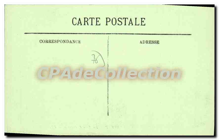 CPA Etretat la tour de Frefosse  — Rückseite