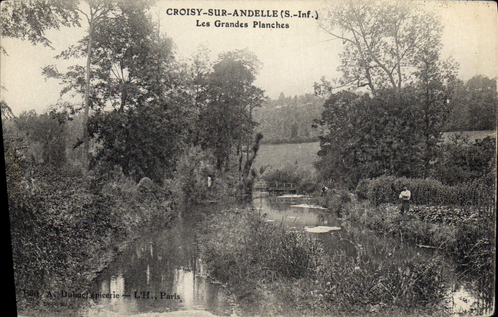 CPA Croisy sur Andelle S Inf les Grandes Planches 