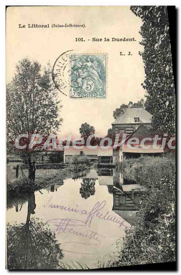CPA Le Littoral Seine Inferieure sur la Durdent 