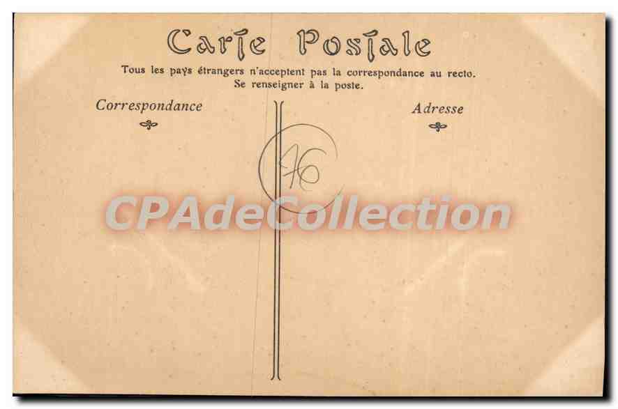 CPA Fecamp vue generale prise de la Caisse d'Epargne  — Rückseite