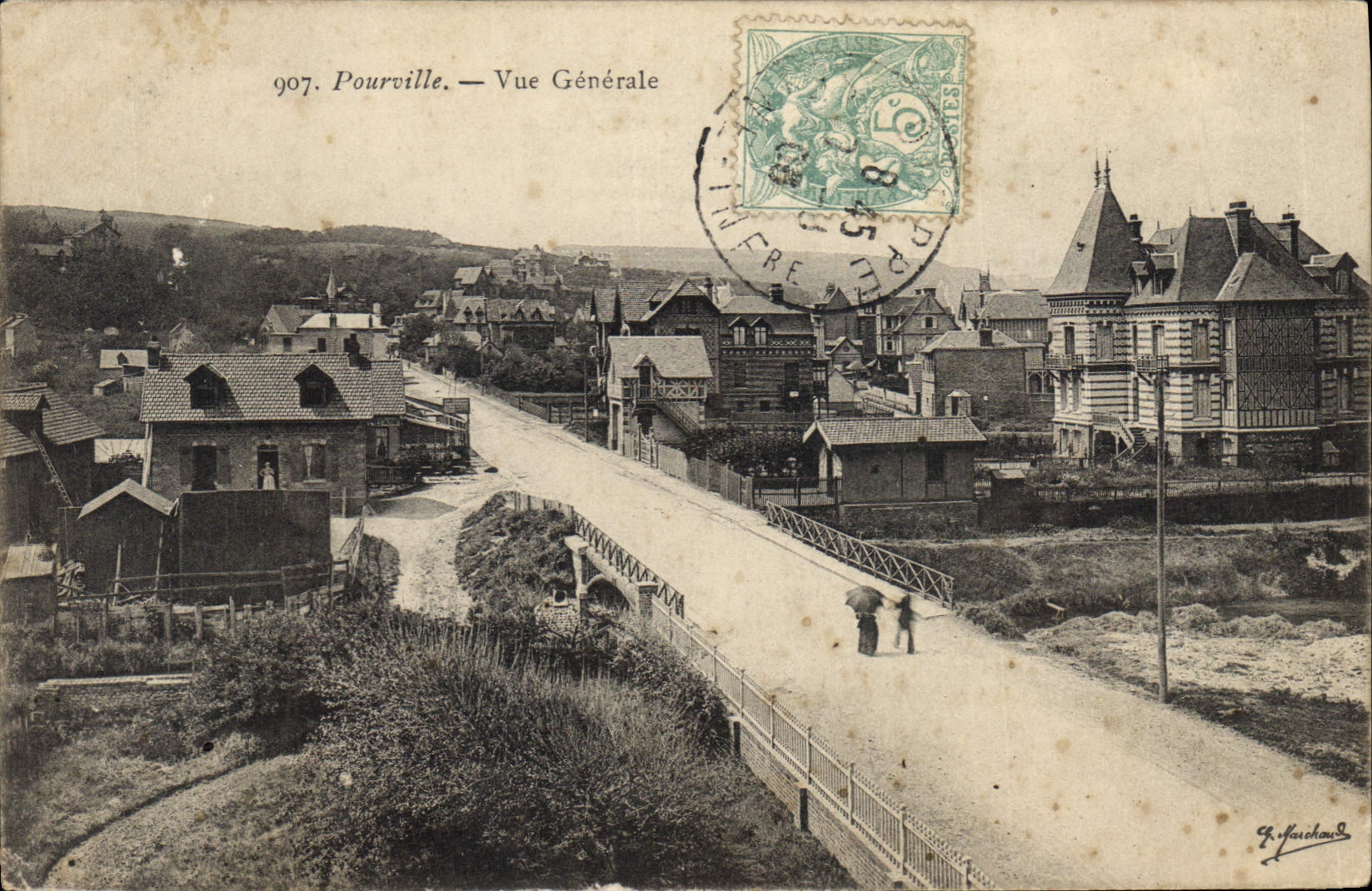 CPA Pourville vue generale 