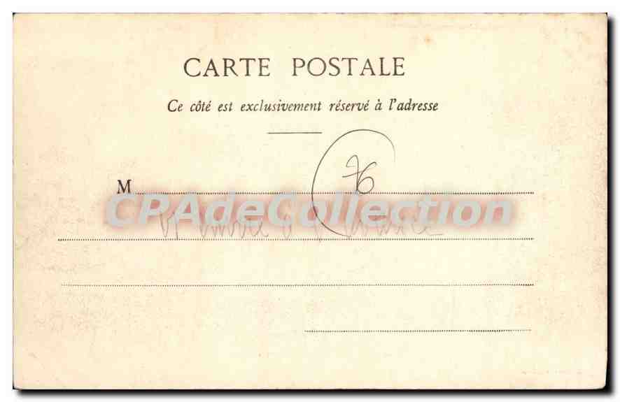 CPA Chateau des Ifs cour interieure  — Verso