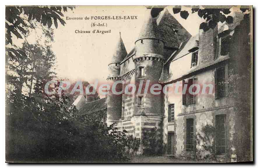 CPA Environs de Forges les Eaux S Inf chateau d'Argueil 
