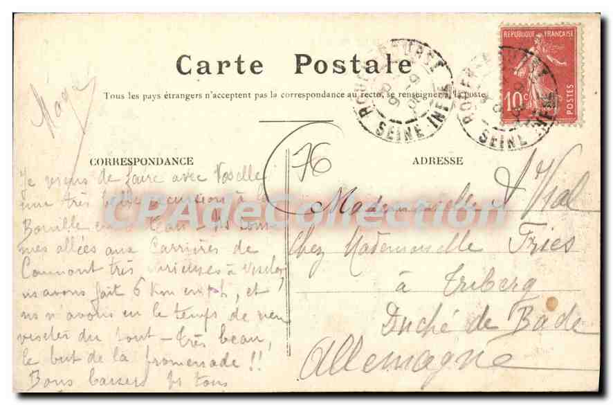 CPA La Bouille S Inf Vue generale  — Rückseite
