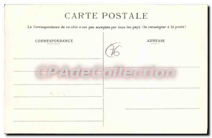 CPA Le Treport le Quai Sadi Carnot l'entree de la rue de Dieppe  — Rückseite
