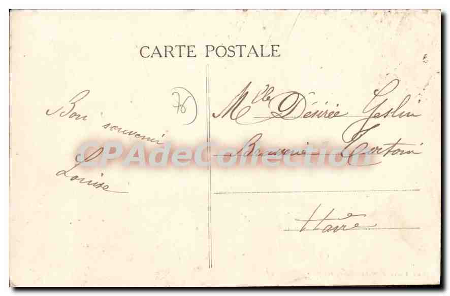 CPA Environs de Bolbec Bolbec Nointot Seine Inf le chateau de Basclair  — Rückseite