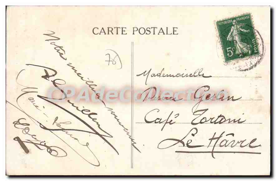 CPA Environs de Rolleville Saint Martin du Bec Seine Inf le chateau l'Etang  — Rückseite