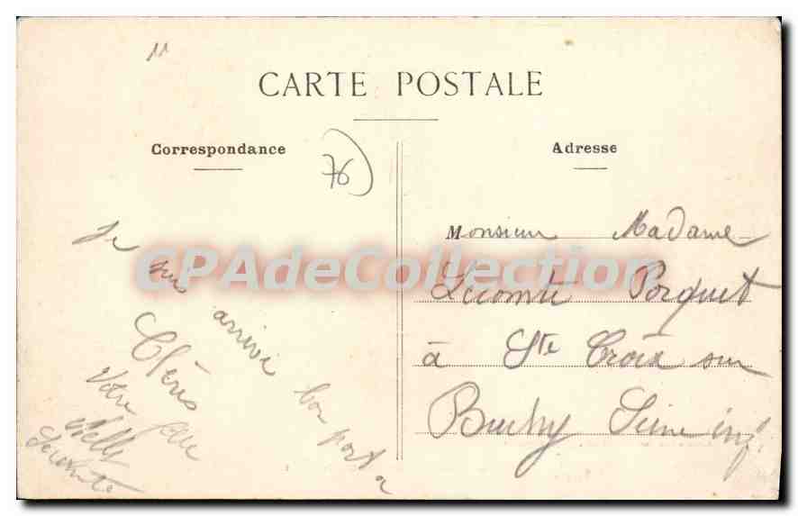 CPA Cleres S Inf vue interieure de l'Eglise  — Rückseite