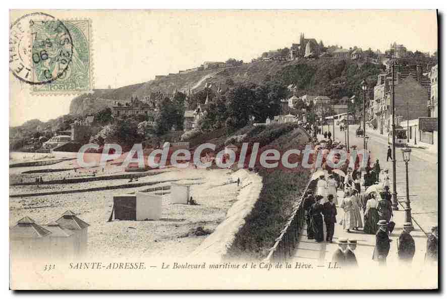 Sainte-Adresse — Le Boulevard maritime et le Cap de la Heve — LL.