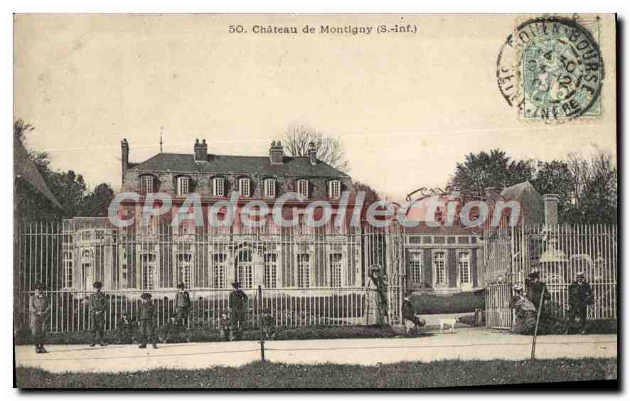 CPA Chateau de montigny S Inf 