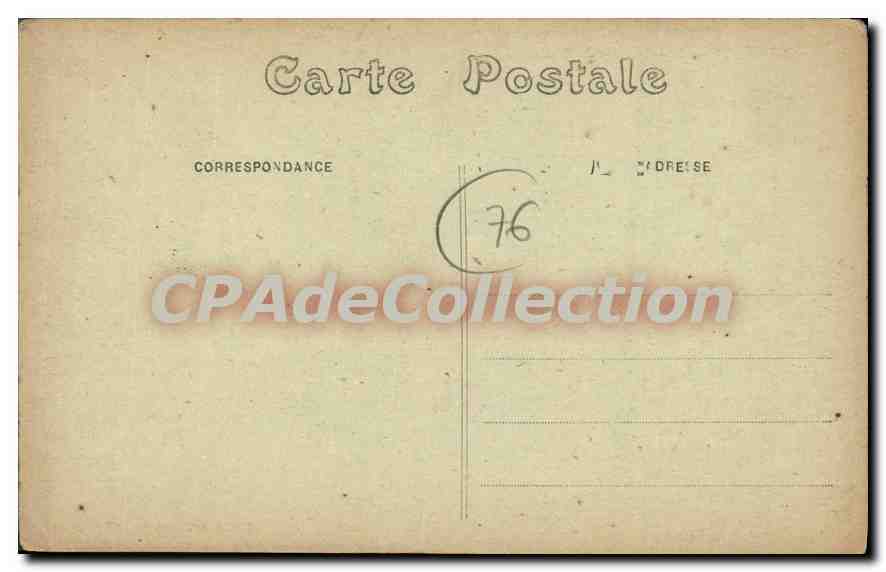 CPA Dieppe les Cabines du casino  — Verso