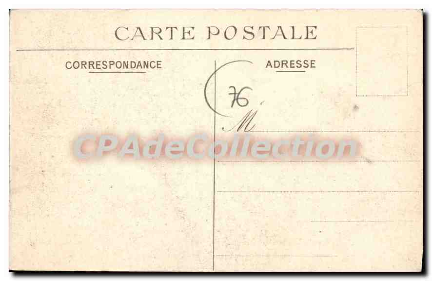CPA Le Treport le quai de la republique  — Rückseite